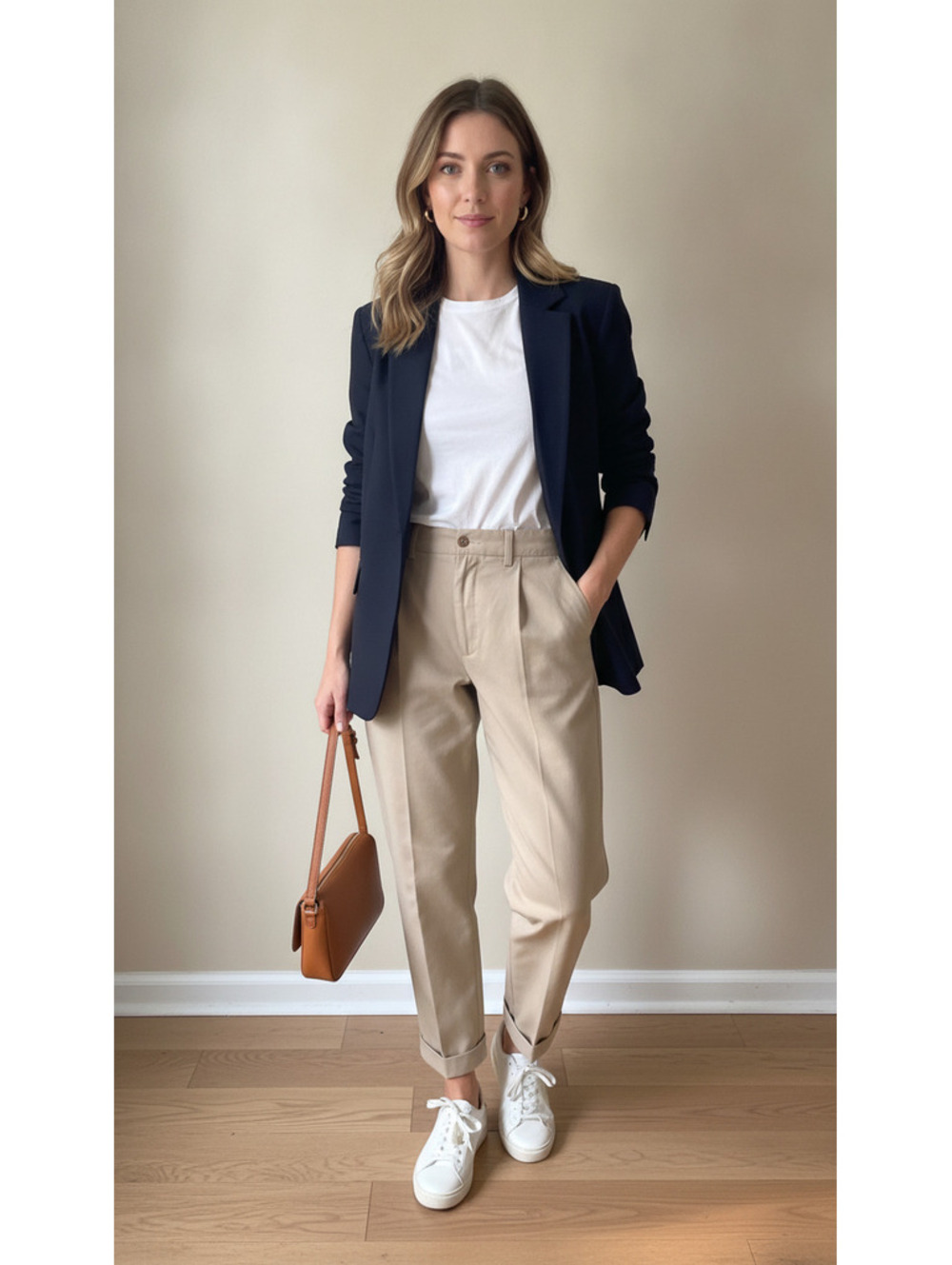Architect Classic Beige Dress Pants - Tailored Fit - W42/L32 (XXL)